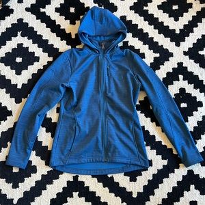 North Face Fleece Lined Zip-Up Jacket with Hood
